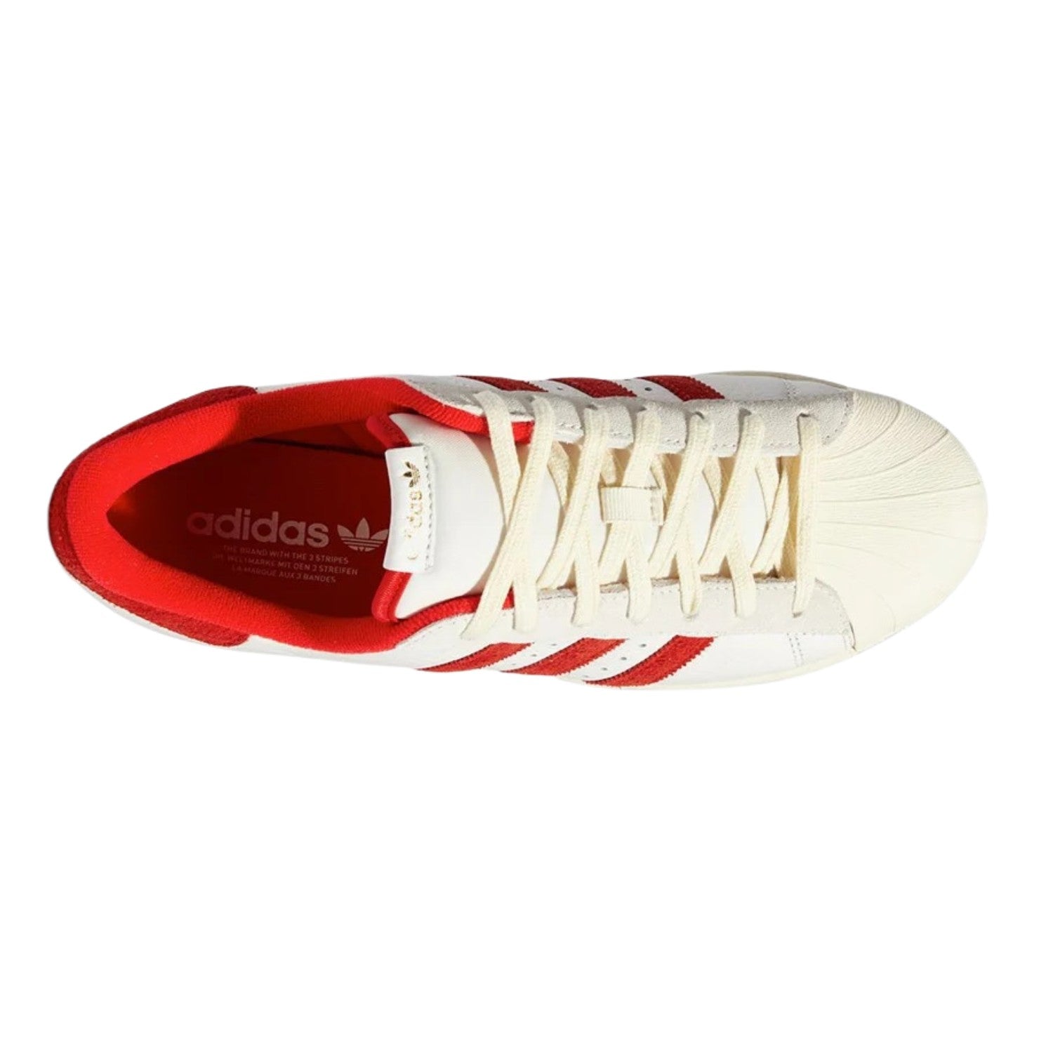 adidas Superstar 82 White Vivid Red