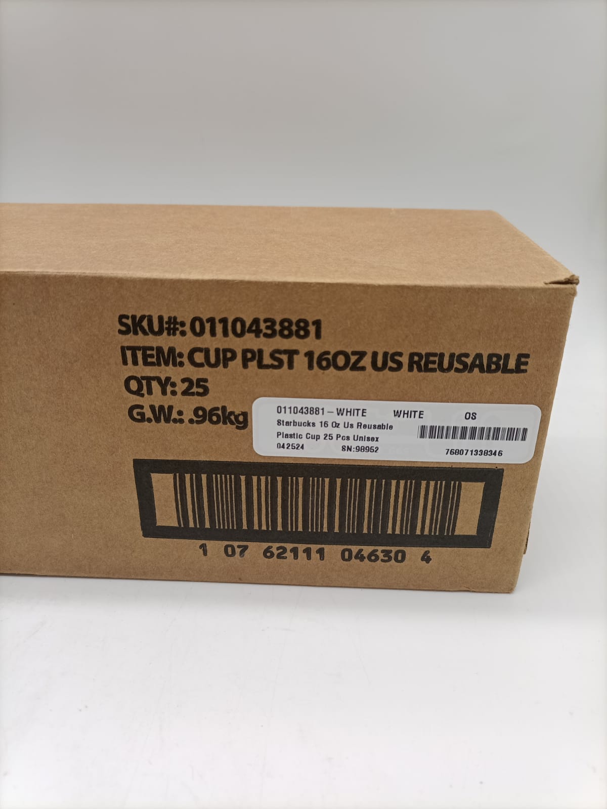 Starbucks 16 Oz Us Reusable Plastic Cup 25 Pcs Unisex Style : 011043881