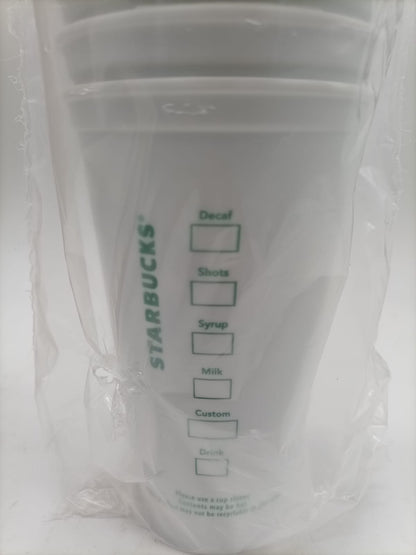 Starbucks 16 Oz Us Reusable Plastic Cup 25 Pcs Unisex Style : 011043881