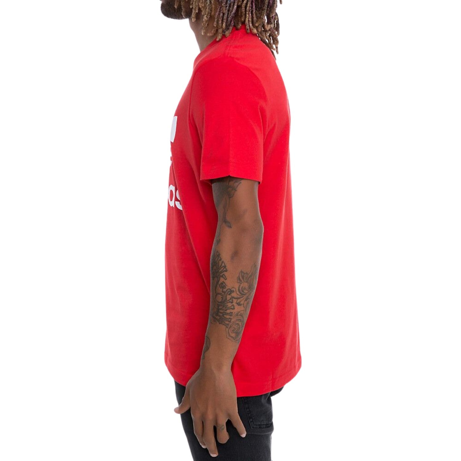 Adidas Originals Mens Trefoil Red Tee Mens Style : Ay7709