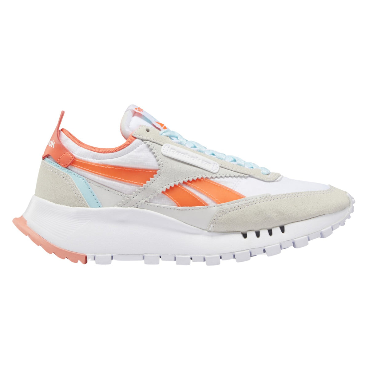 Reebok Classic Leather Legacy White Orange Flare (Women&