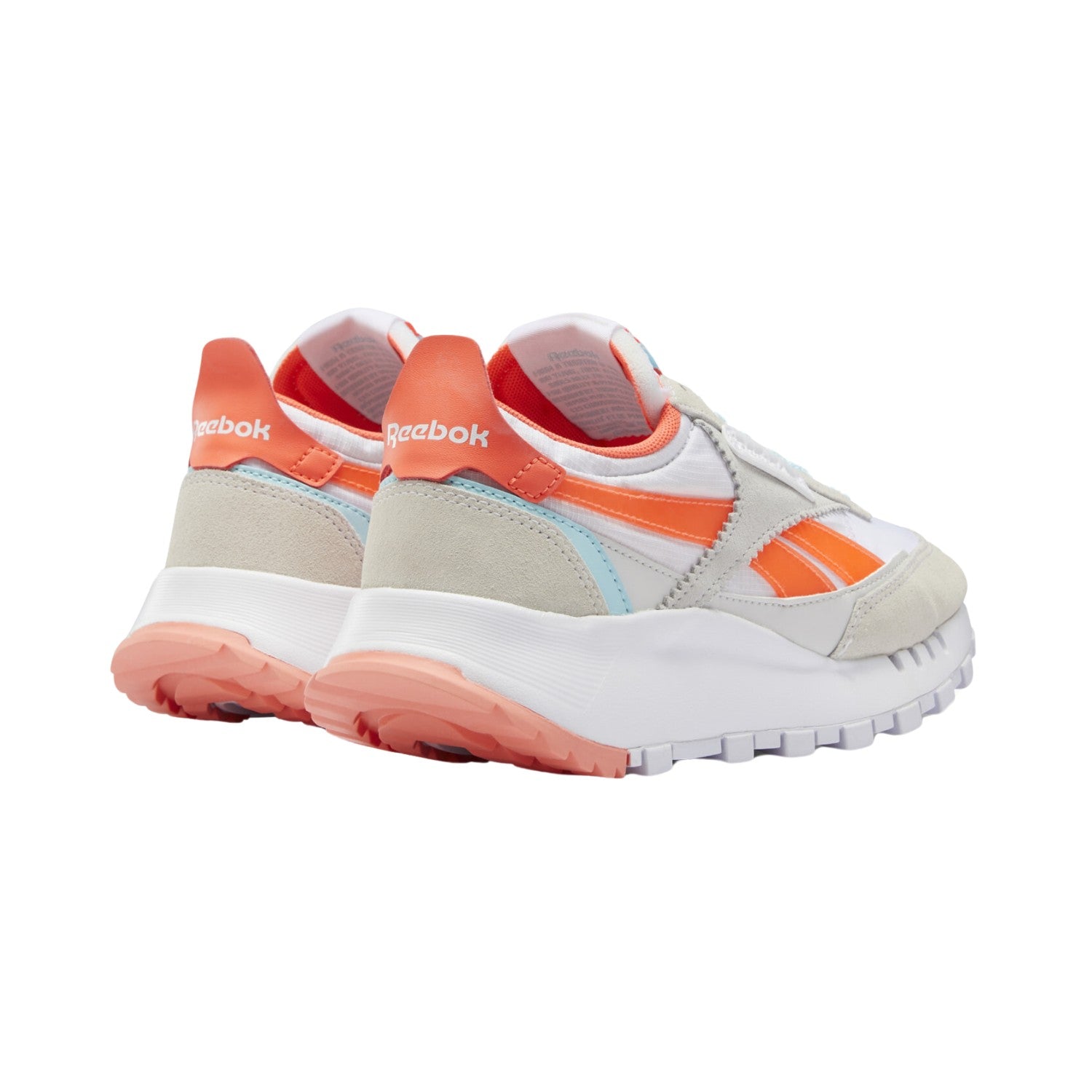 Reebok Classic Leather Legacy White Orange Flare (Women&