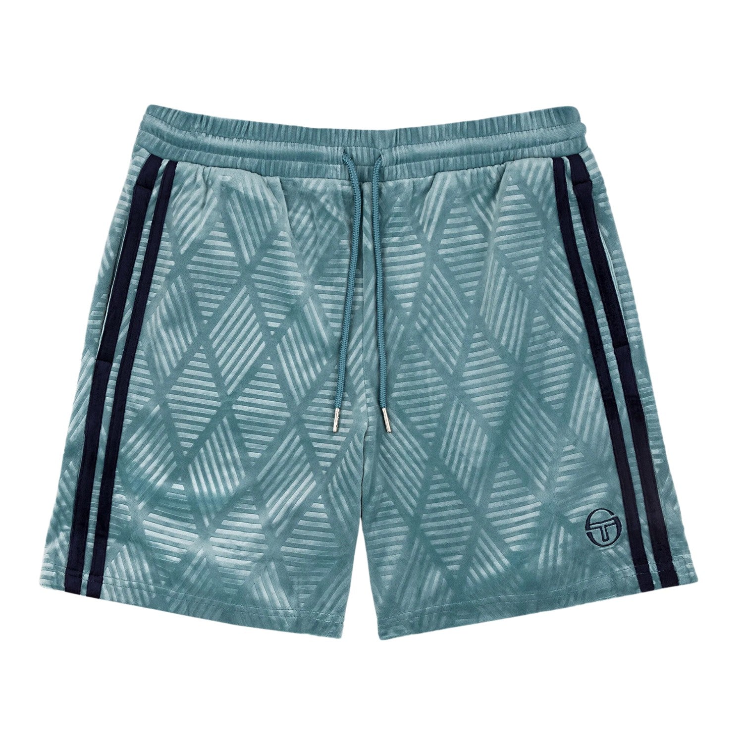 Sergio Tacchini Debossed Velour Short Mens Style : Sts24m50872