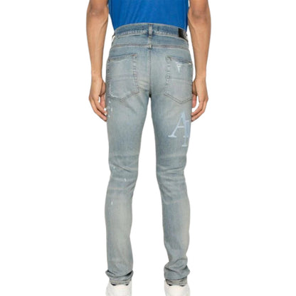 Amiri Staggered Logo Jeans Mens Style : Amdnsy1060