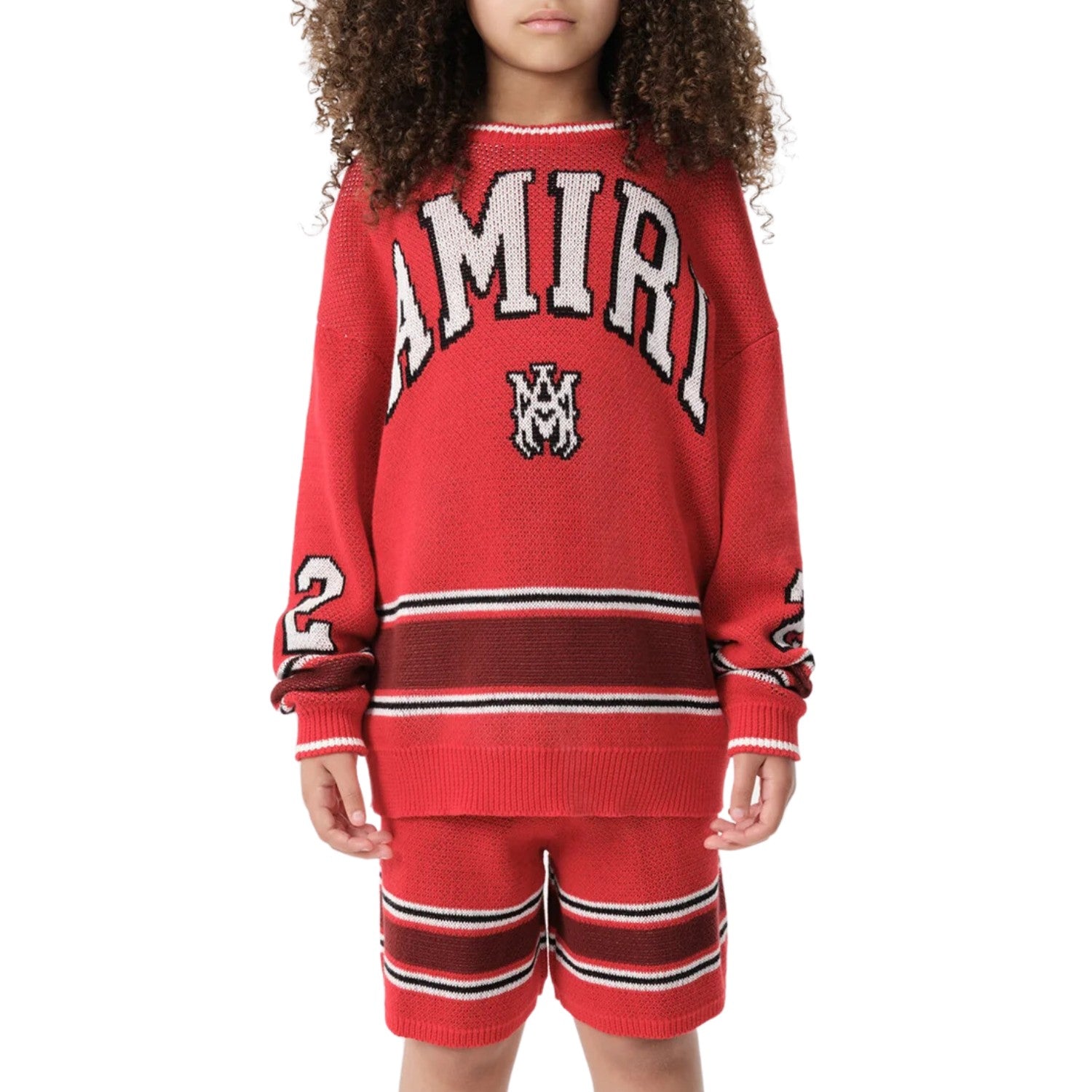 Amiri 22 Stripe Crew Big Kids Style : Akkncw1002