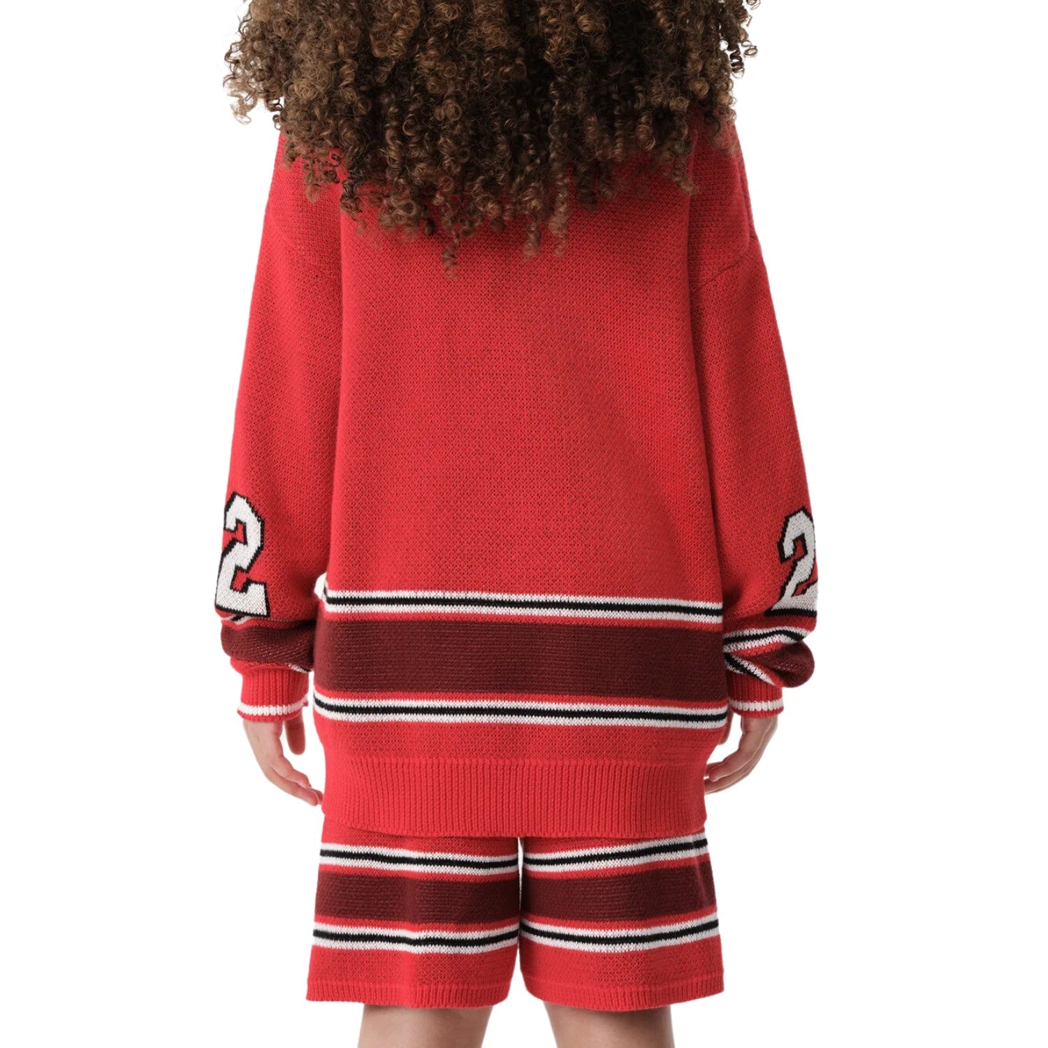 Amiri 22 Stripe Crew Big Kids Style : Akkncw1002