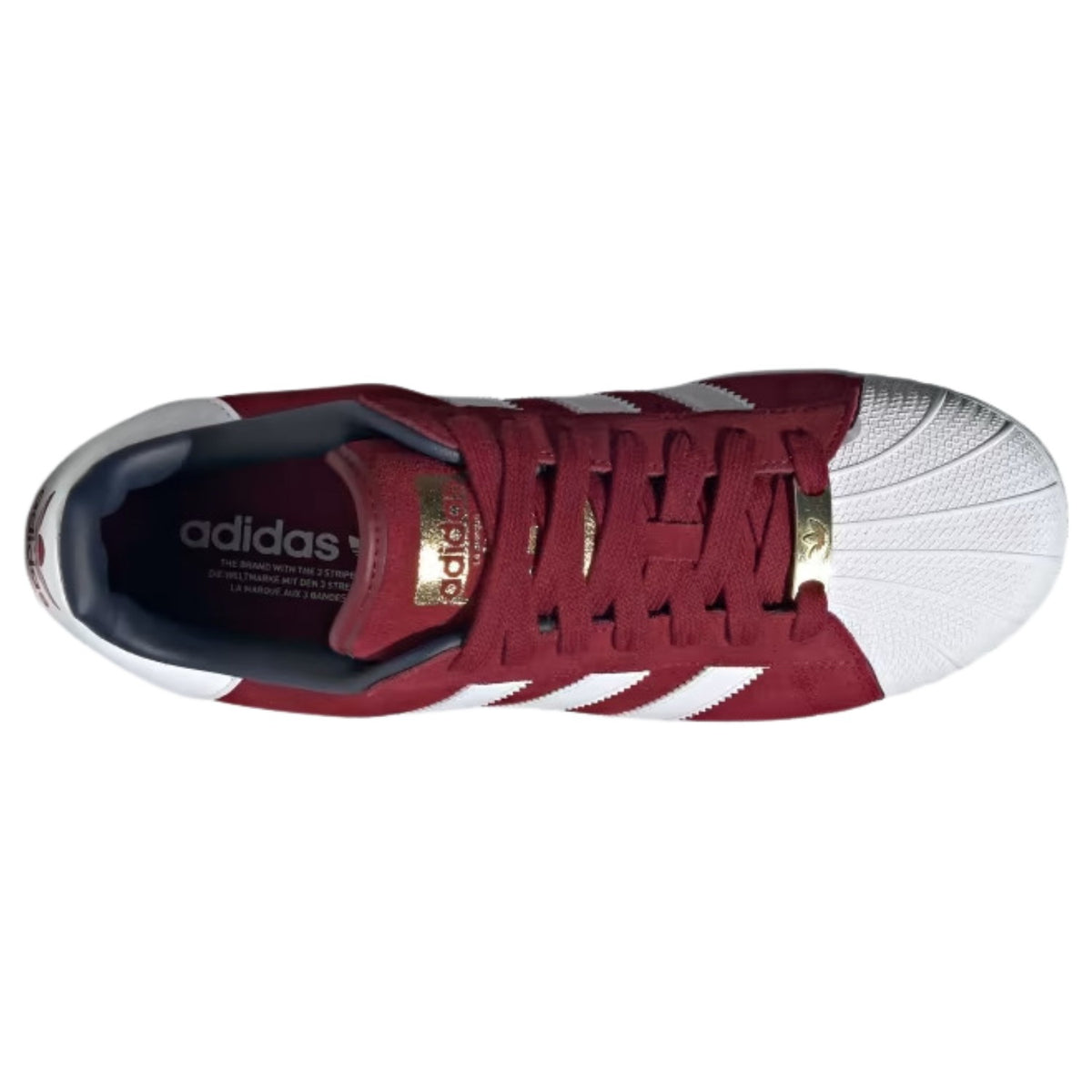 adidas Superstar XLG Collegiate Burgundy White