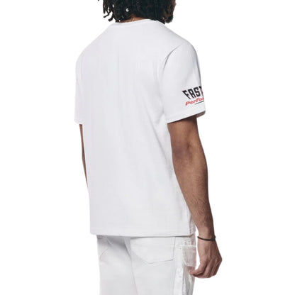 Smoke Rise Emb Patched &amp; Graphic Printed T-shirt Mens Style : Kt24258