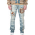 Smoke Rise Varsity Patch Jeans Mens Style : Jp24545