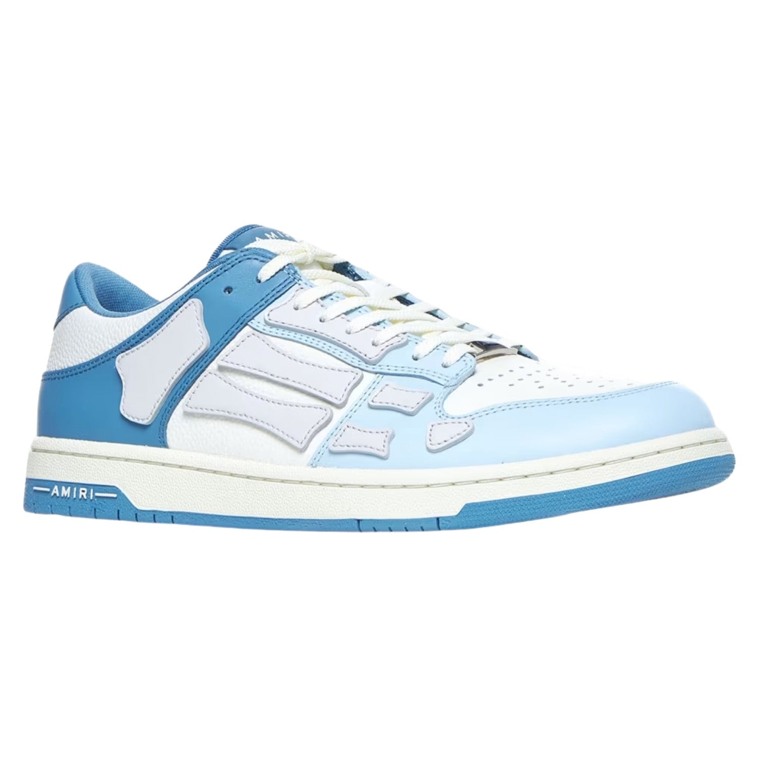 Amiri Two-tone Skel Top Low Mens Style : Amfosr1031