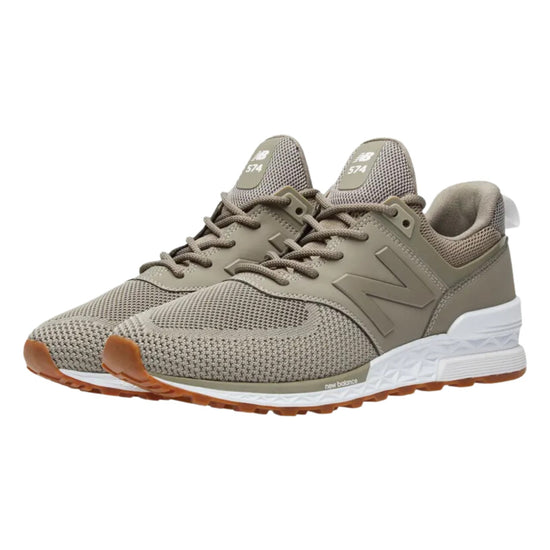 New Balance 574 Dark Grey White Gum