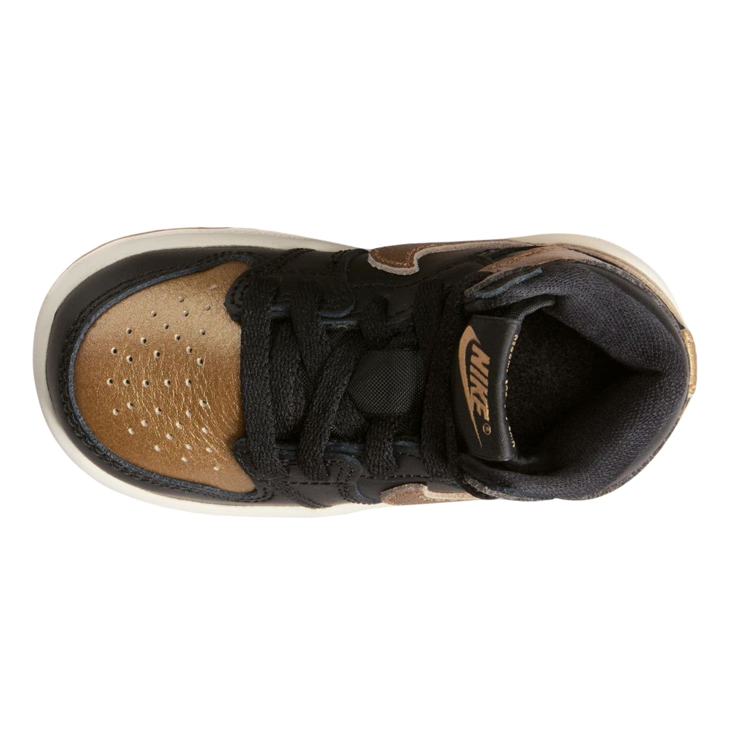 Jordan 1 Retro High Og (Td) "Black Metallic Gold" Toddlers Style : Fd1413