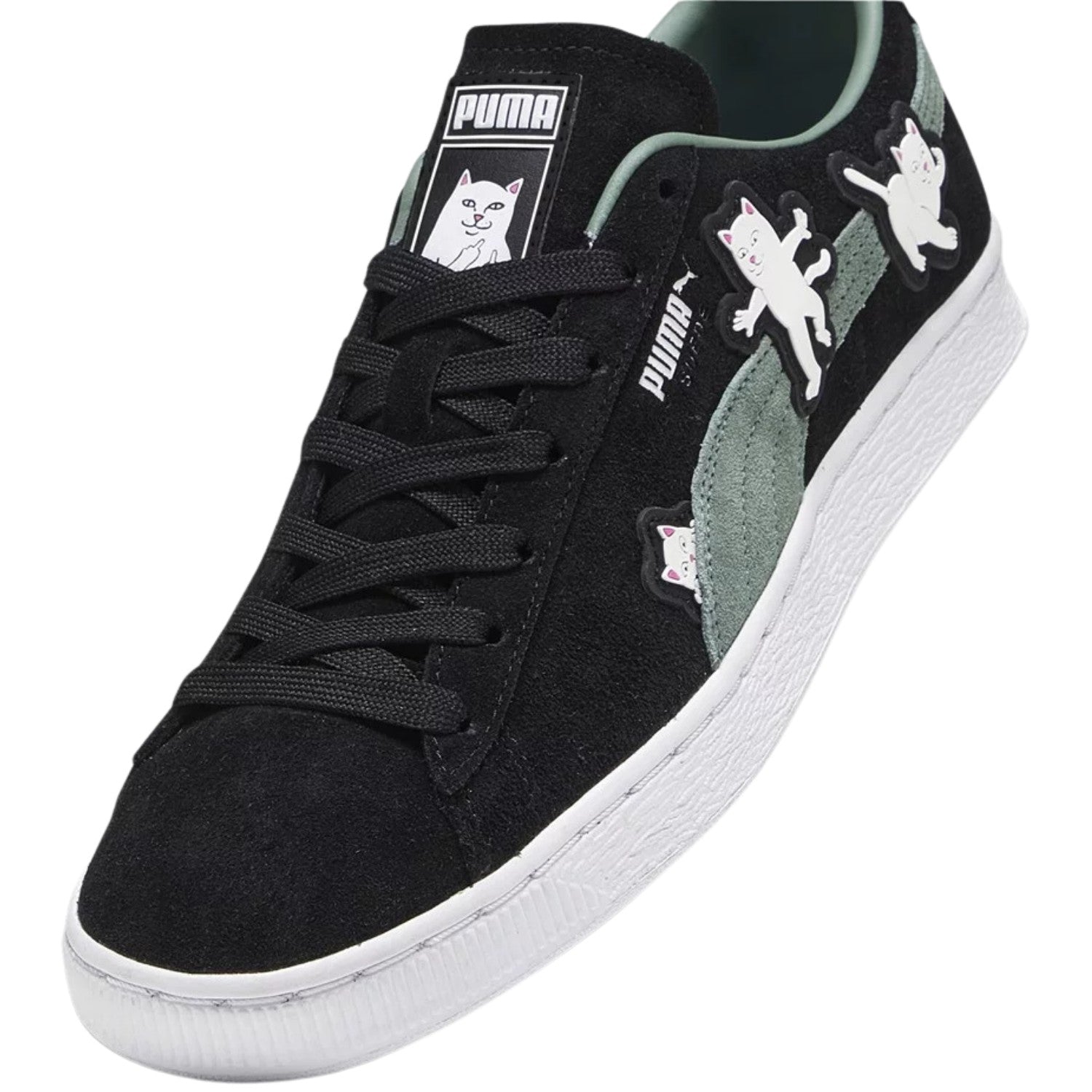 Puma Suede Black Ripndip Mens Style : 393872