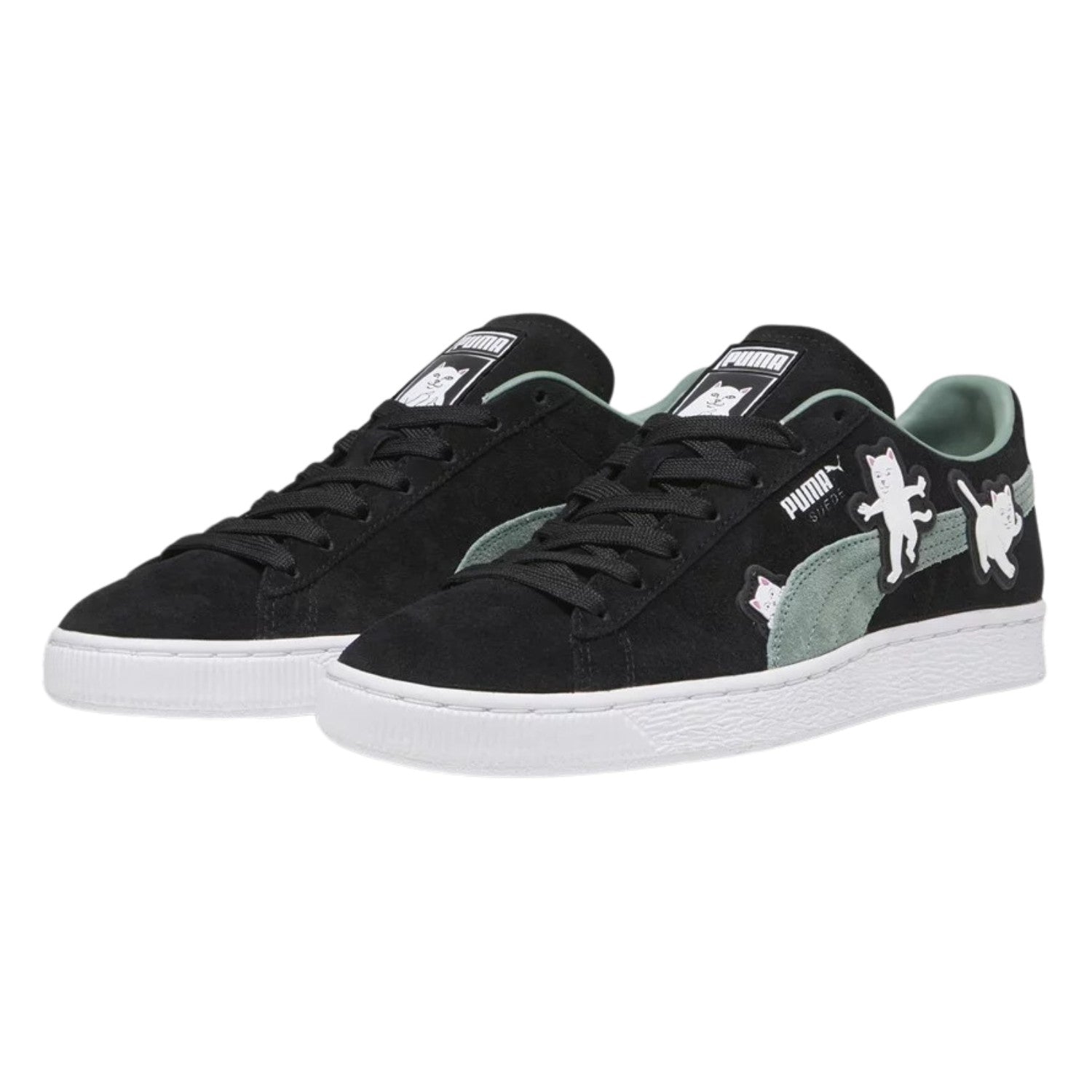 Puma Suede Black Ripndip Mens Style : 393872