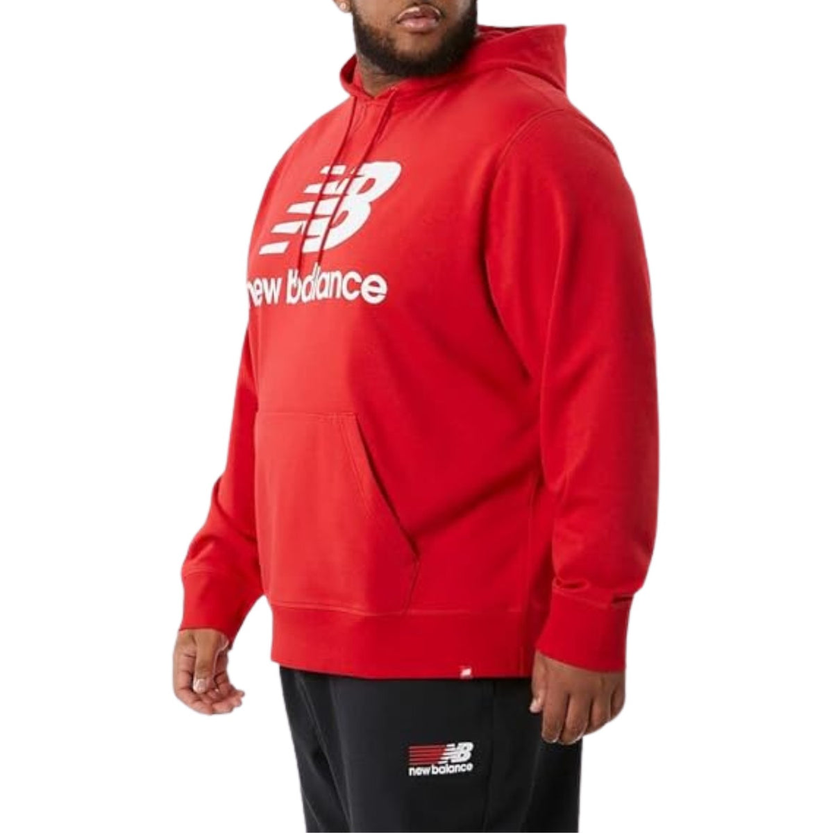 New Balance Essential St Logo Po Hoodie Mens Style : Mt03558