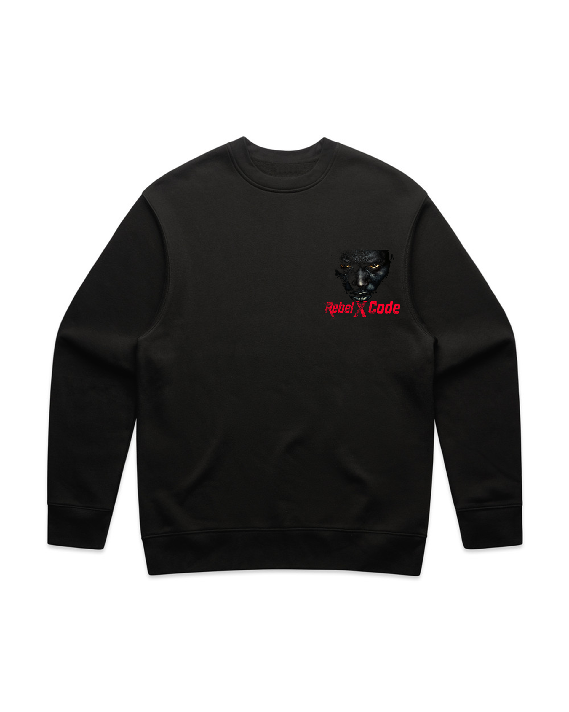 Rebel X Code Panther Gaze Crewneck Mens Style : Rxccrw008