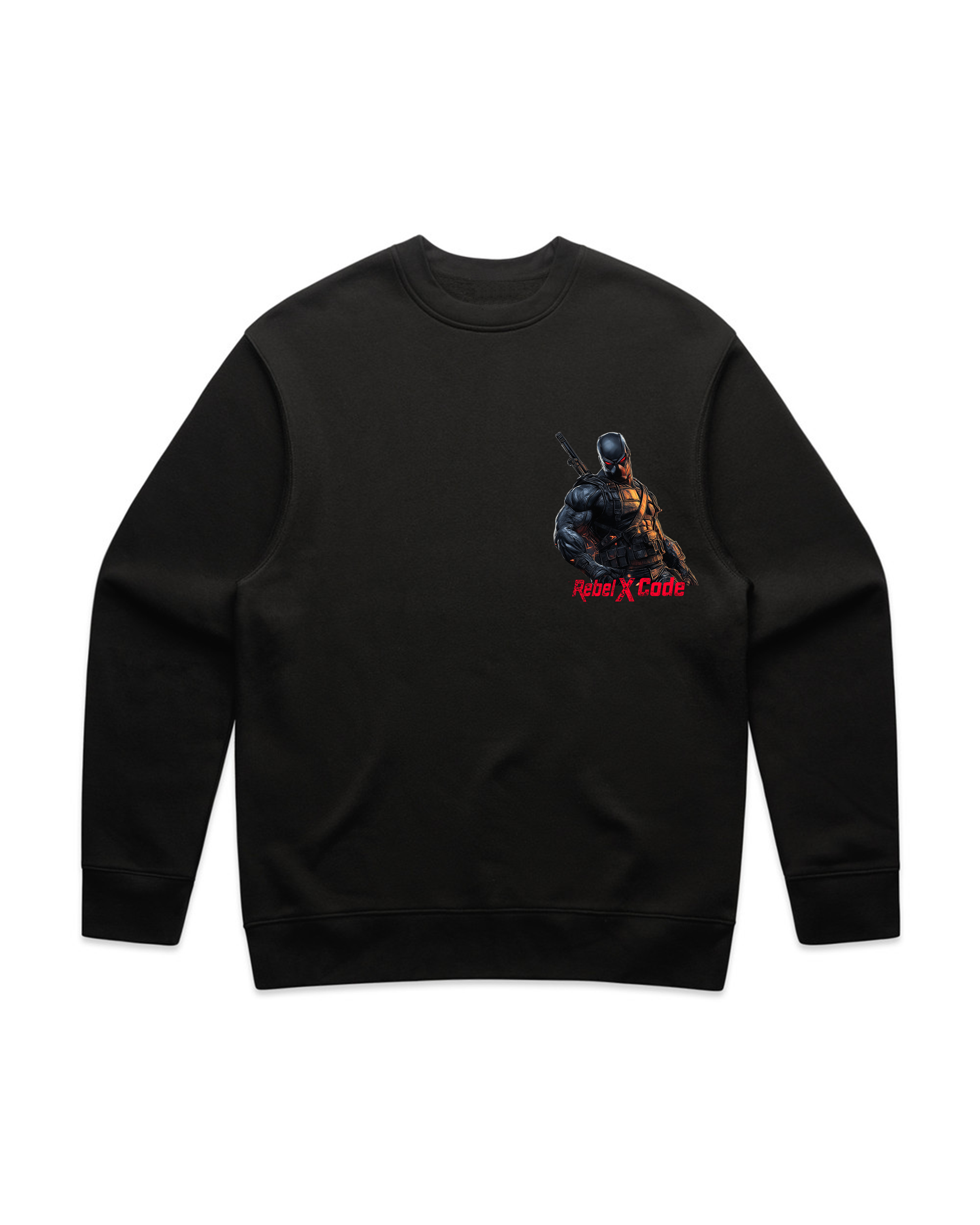 Rebel X Code Vigilante Stance Crewneck Mens Style : Rxccrw011