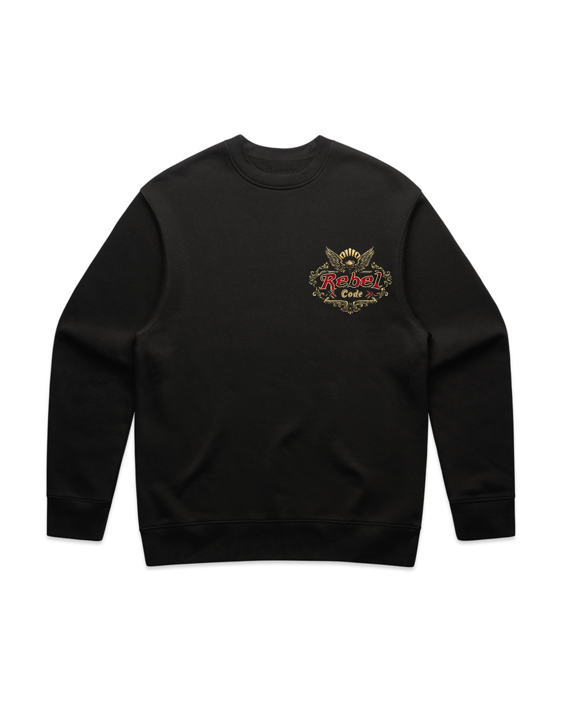 Rebel X Code Victorious Wings Crewneck Mens Style : Rxccrw017