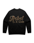 Rebel X Code Golden Filigree Crewneck Mens Style : Rxccrw020