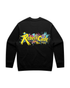 Rebel X Code Neon Splash Rebellion Crewneck Mens Style : Rxccrw021