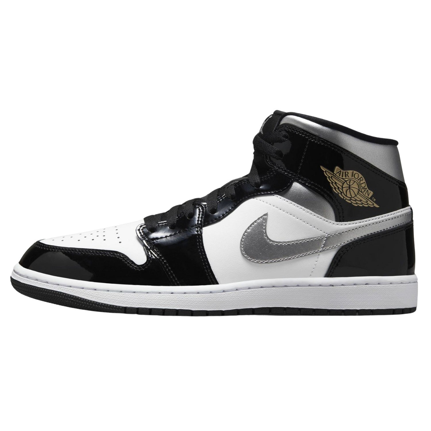 Jordan 1 Mid Se "Patent Black" Mens Style : Hv0789
