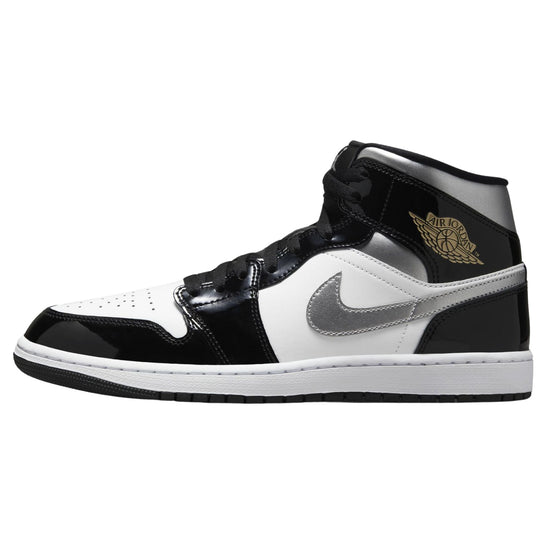 Jordan 1 Mid Se "Patent Black" Mens Style : Hv0789