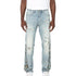 Smoke Rise Tapestry Flame Fashion Jeans Mens Style : Jp25114