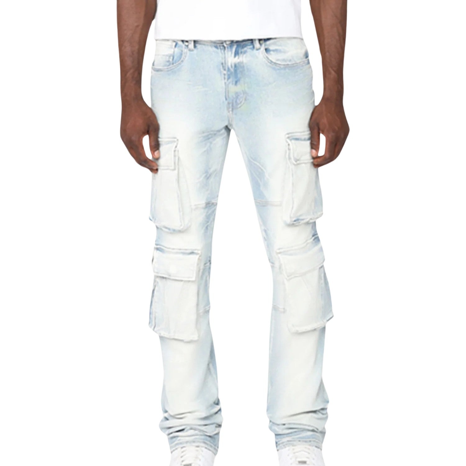 Smoke Rise Cargo Fashion Jeans Mens Style : Jp25143