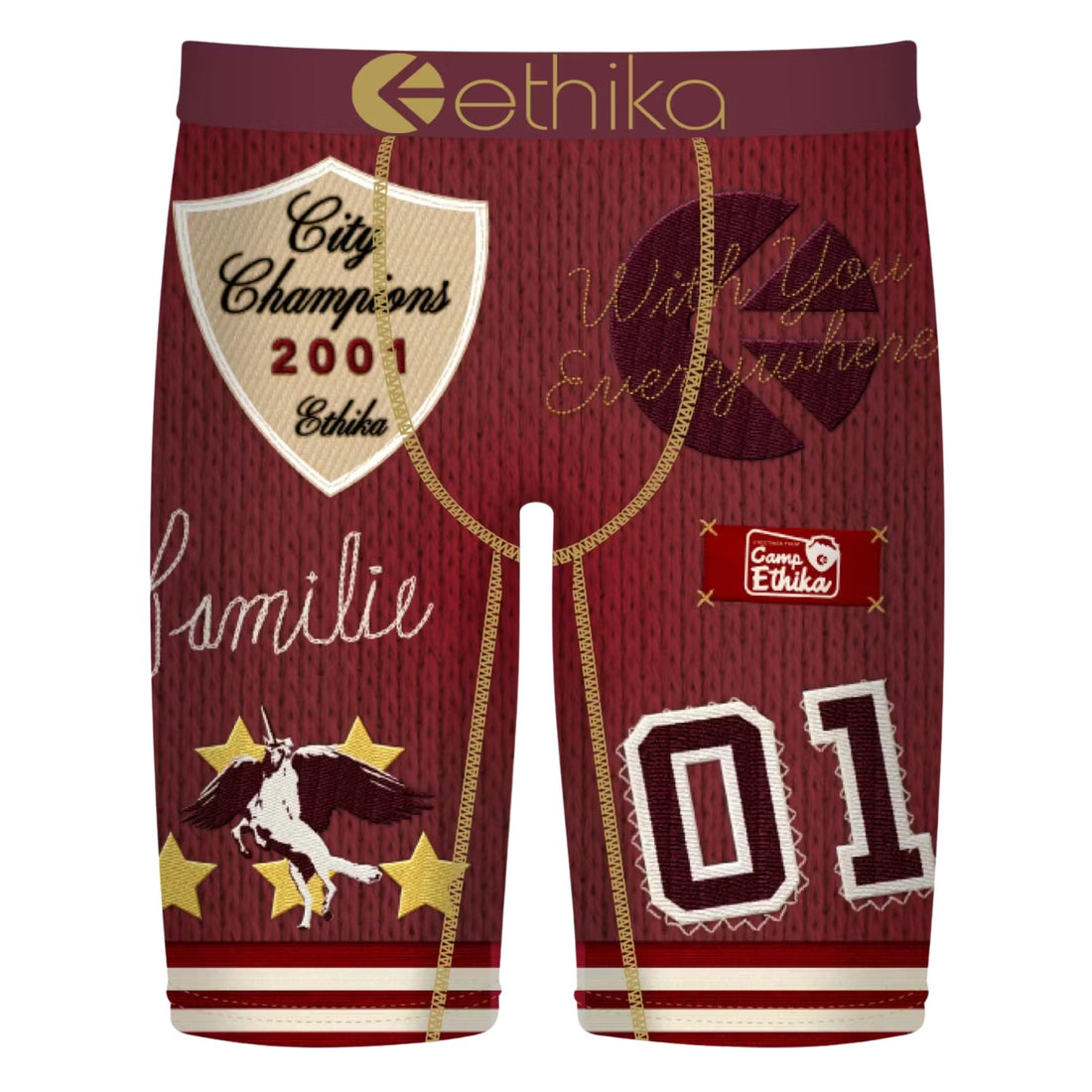 Ethika Universit-e Staple Fit Boxer Briefs Mens Style : Mlus3589
