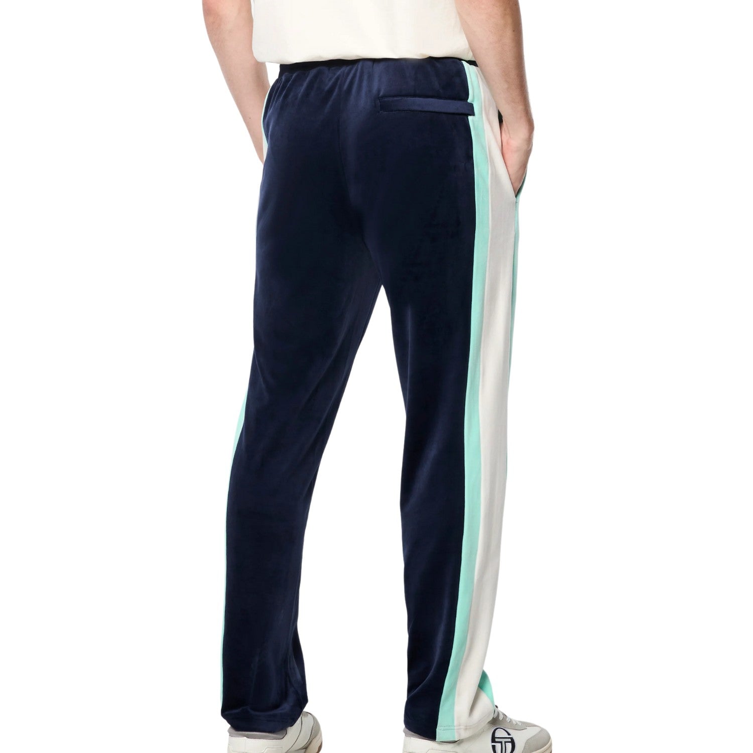 Sergio Tacchini Lazaro Velour Track Pant Mens Style : Sts25m51136