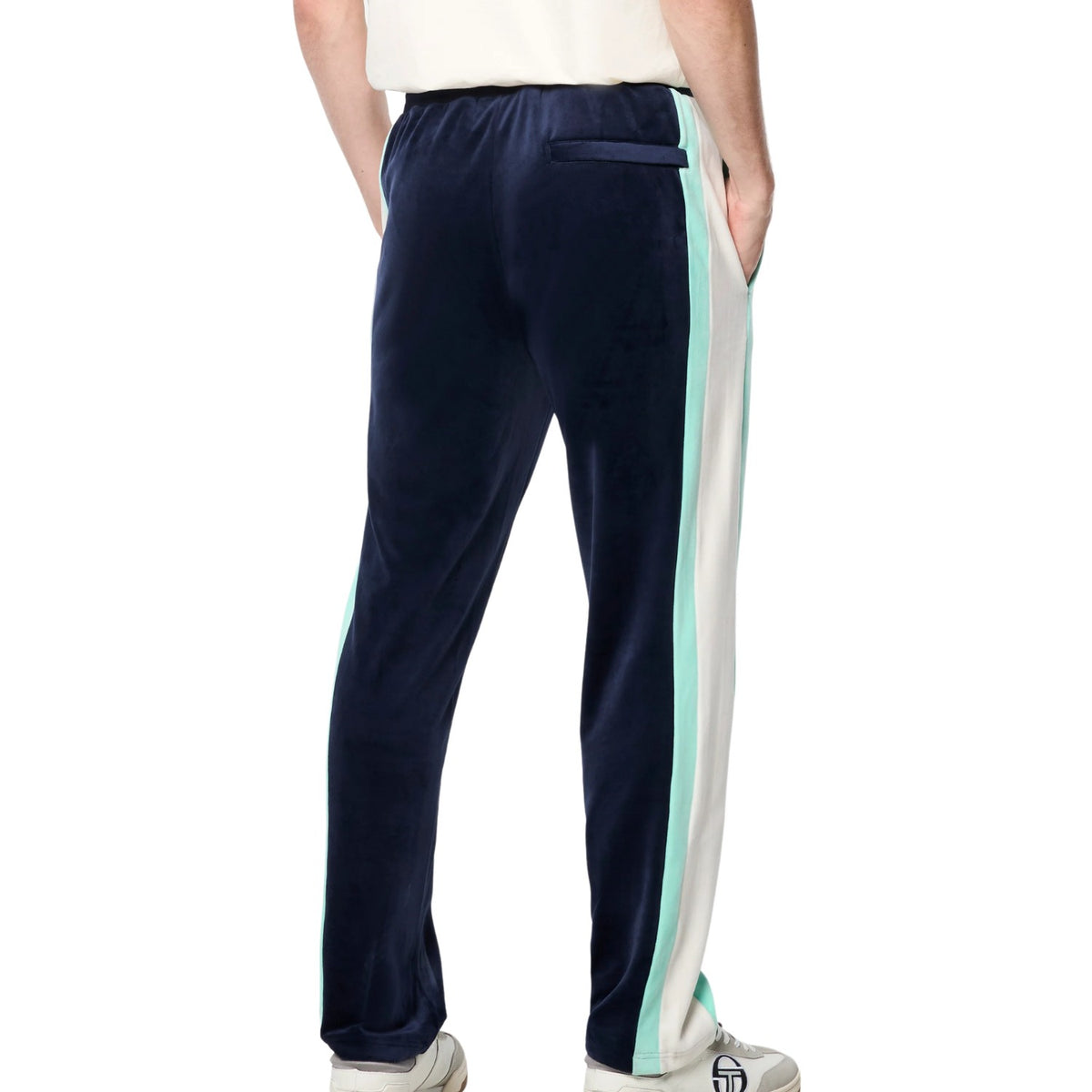 Sergio Tacchini Lazaro Velour Track Pant Mens Style : Sts25m51136