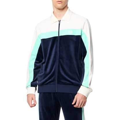 Sergio Tacchini Lazaro Velour Track Jacket Mens Style : Sts25m51135