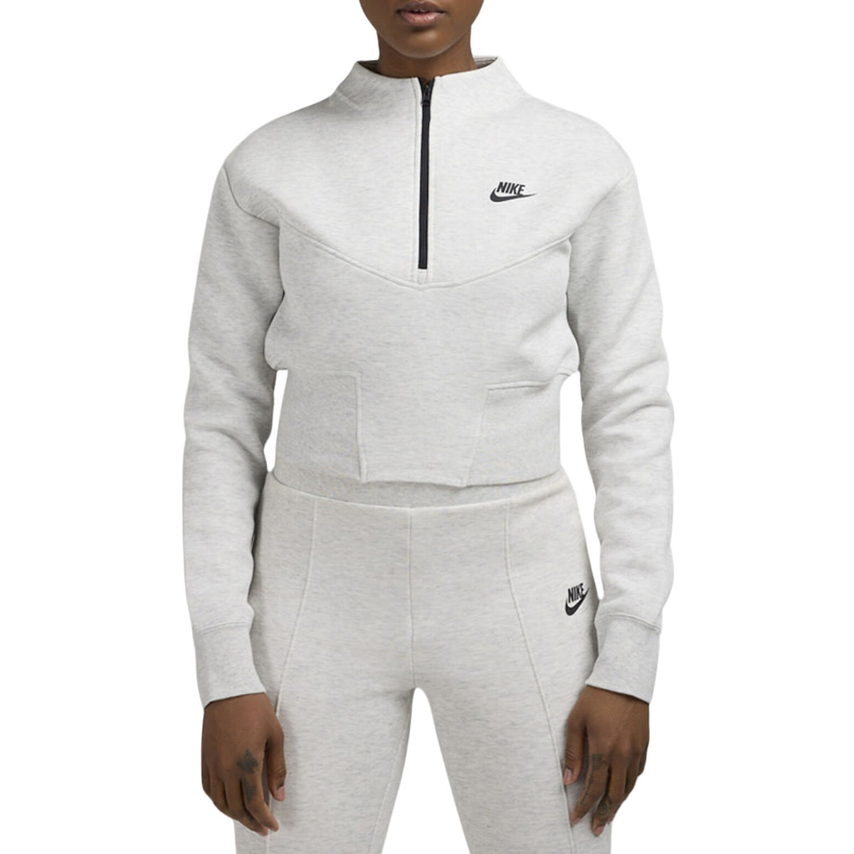 Nike Sportswear Tech Fleece Cropped 1/2-zip Top Womens Style : Hj1031