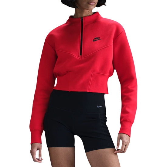 Nike  Sportswear Tech Fleece Cropped 1/2-zip Top Womens Style : Hj1031