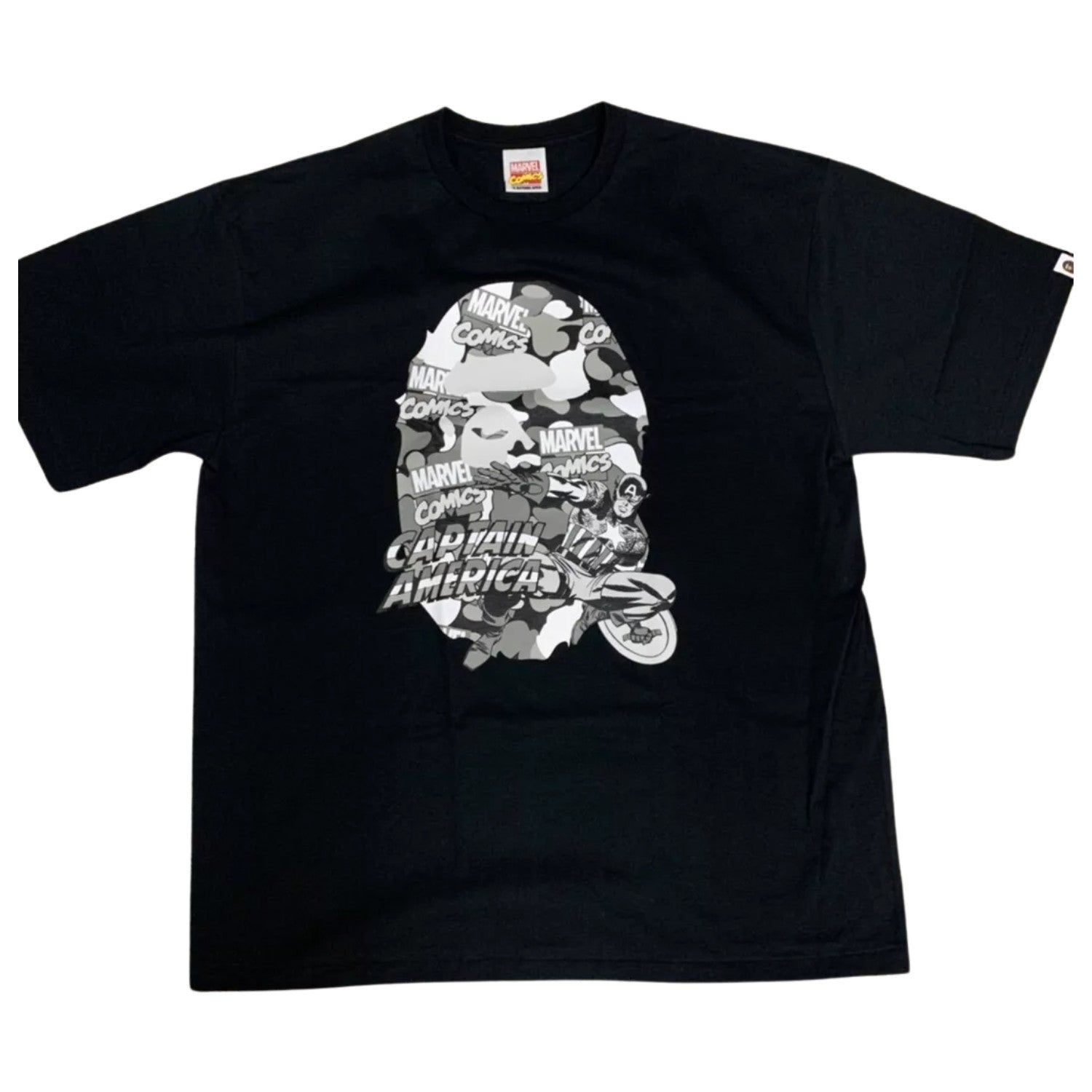 A Bathing Ape Marvel Crossover Team Usa Tee Mens Style : 1f23110929