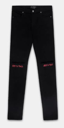 Rta Jeans  Bryant Skinny  Rest In Peace Jeans Mens Style : Mh24d623-b1205brrip