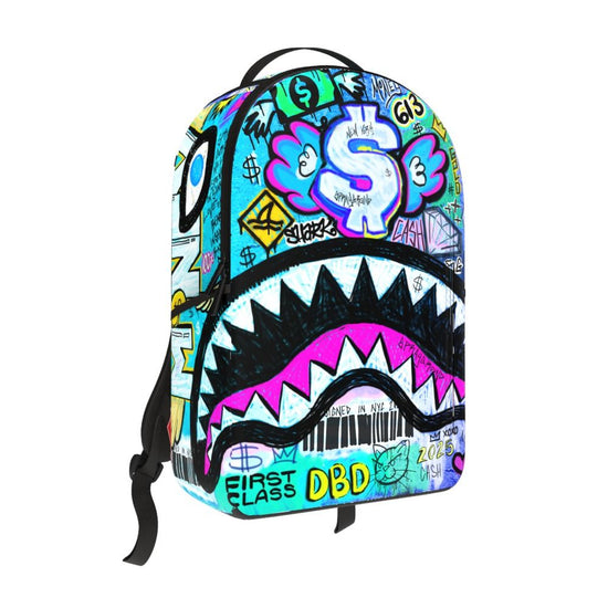 Sprayground Street Graffiti Dlx Backpack Unisex Style : 910b7526nsz