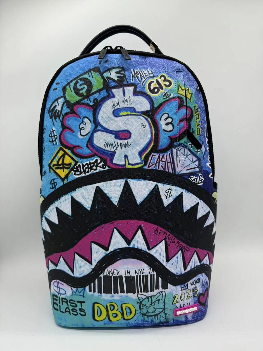 Sprayground Street Graffiti Dlx Backpack Unisex Style : 910b7526nsz