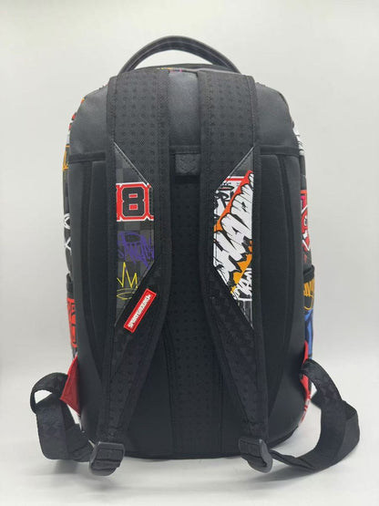 Sprayground Pacman Stickers Dlxsv Backpack Unisex Style : 910b7820nbz