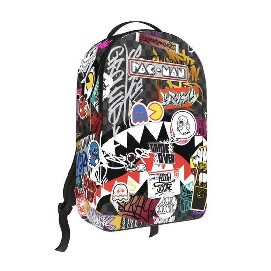 Sprayground Pacman Stickers Dlxsv Backpack Unisex Style : 910b7820nbz