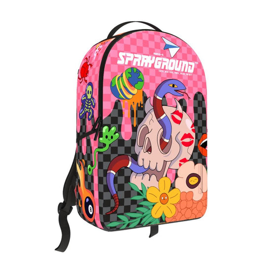 Sprayground Wtf Skull Drip Dlxsv Backpack Unisex Style : 910b7604nsz