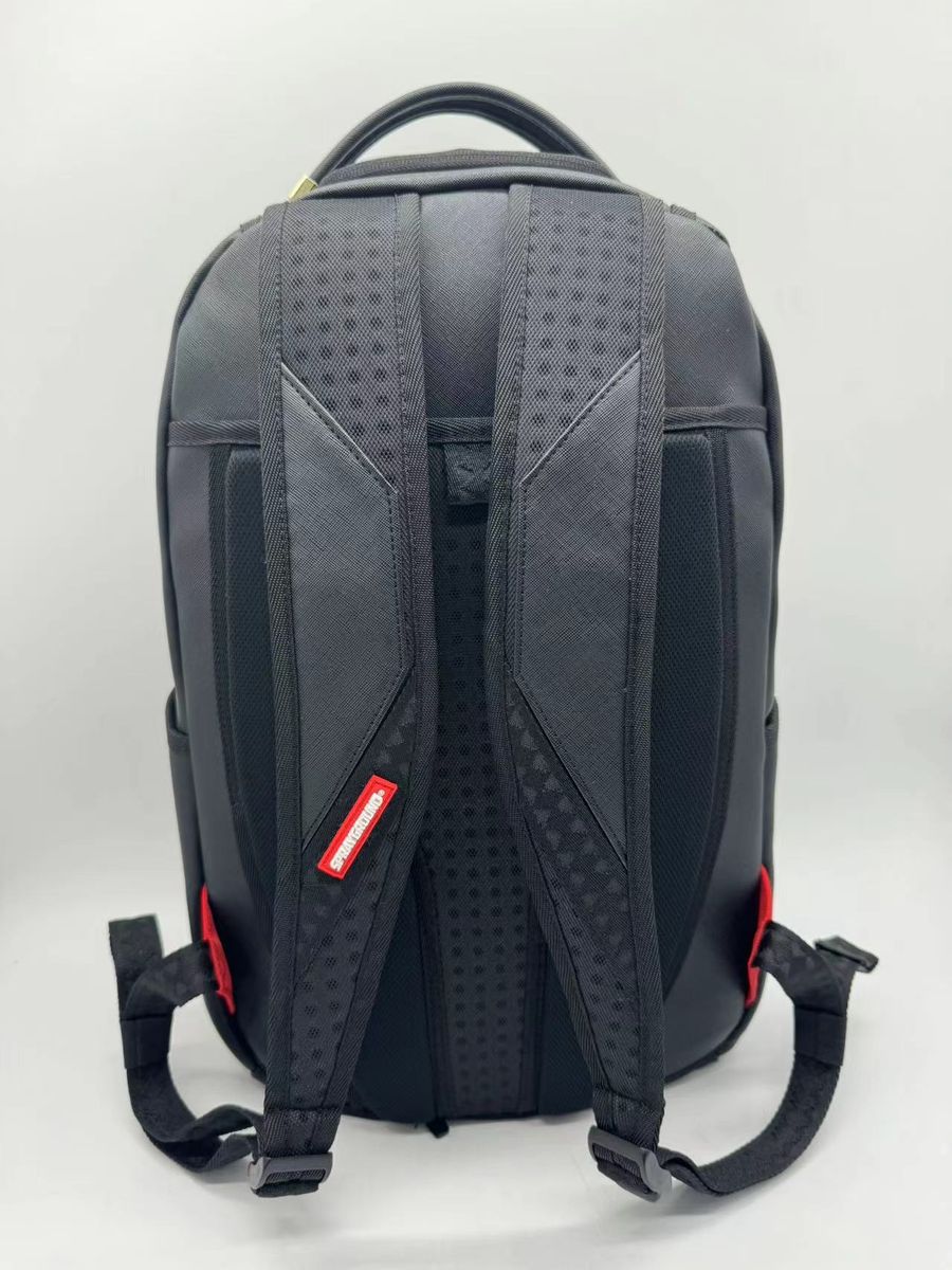 Sprayground Black Removable Eyes Dlxsv Backpack Unisex Style : 910b7556nsz