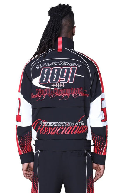 Smoke Rise Republic Windbreaker Jacket Mens Style : Ww25689