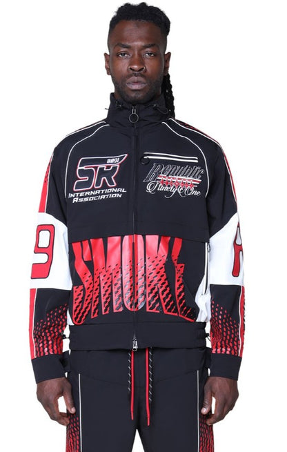 Smoke Rise Republic Windbreaker Jacket Mens Style : Ww25689