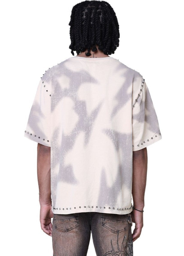 Smoke Rise Ascended Studded T-shirt Mens Style : Kt25661
