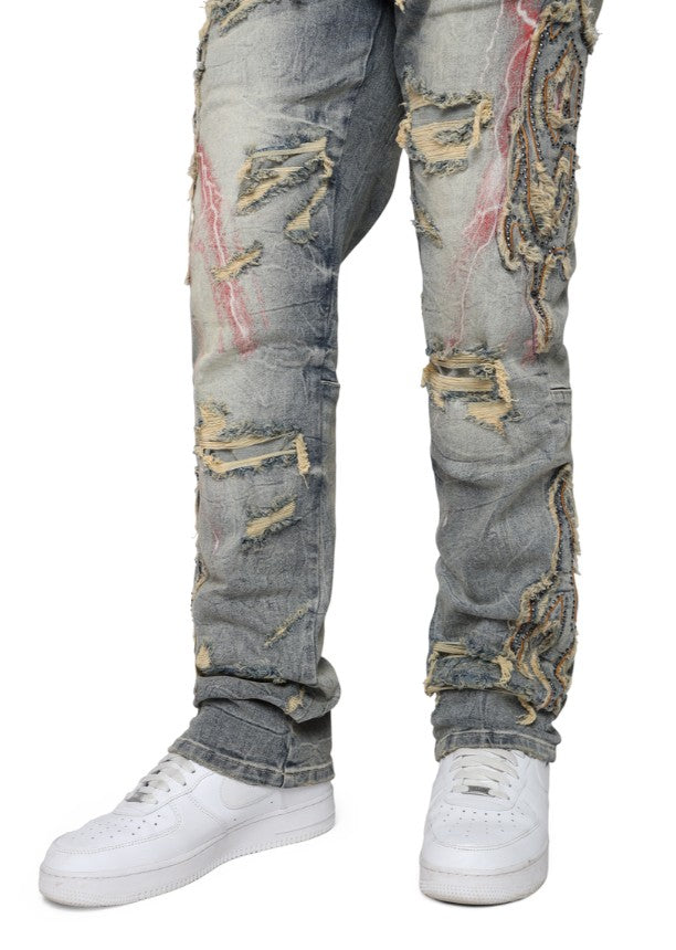 Smoke Rise Paradise Colr Weft Jeans Mens Style : Jp25529