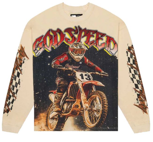 God Speed Full Throttle Ls T-shirt Mens Style : Gs-ftlst