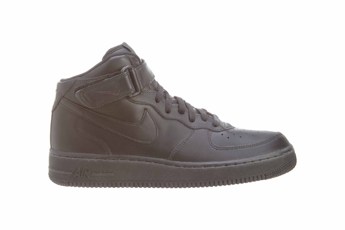 Nike Air Force 1 Mid Black Athletic Shoes Mens Style :306352