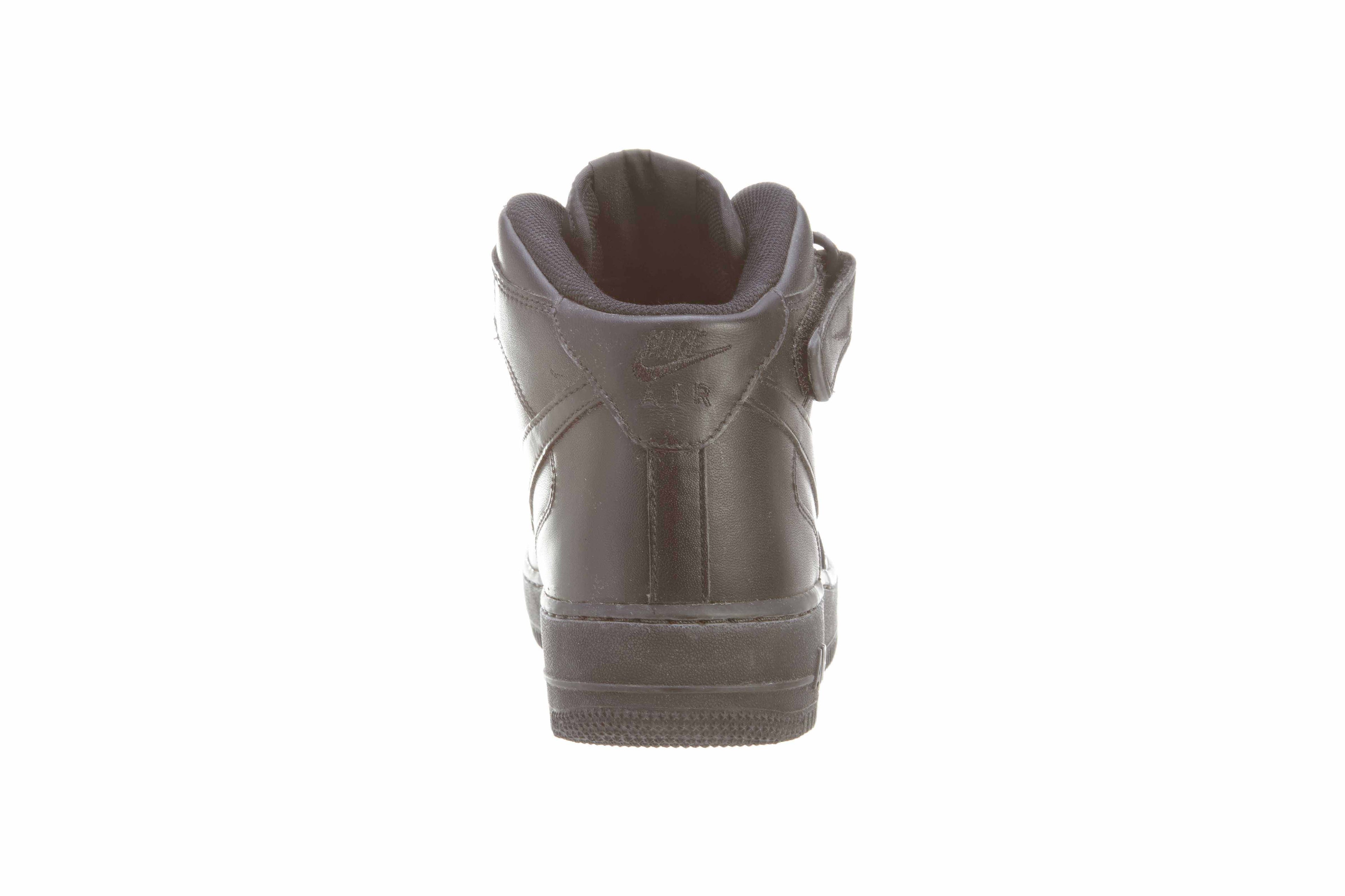 Nike Air Force 1 Mid Black Athletic Shoes Mens Style :306352