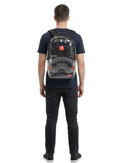 Sprayground Shark Central Clear Dlx Backpack Unisex Style : 910b7752nsz